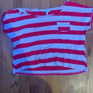 black and white crop top